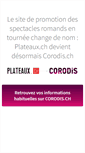 Mobile Screenshot of plateaux.ch